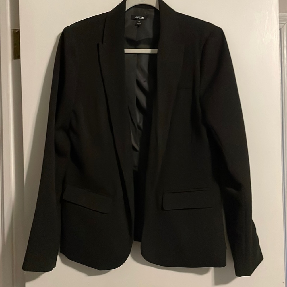 Black suit jacket